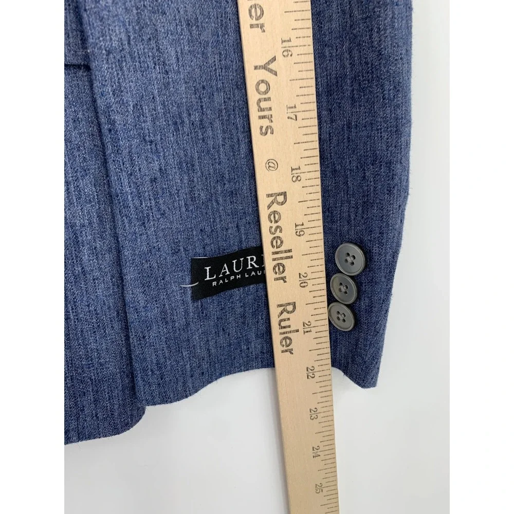Ralph Lauren Blazer‎ Boys 14R Blue Linen Blend Bloxbury Formal Jacket Preppy NEW